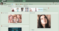 Desktop Screenshot of elluna.deviantart.com