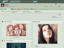 Tablet Screenshot of elluna.deviantart.com