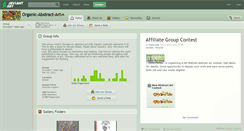 Desktop Screenshot of organic-abstract-art.deviantart.com