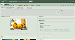 Desktop Screenshot of epheros.deviantart.com