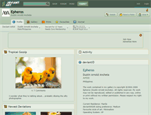 Tablet Screenshot of epheros.deviantart.com