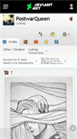 Mobile Screenshot of postwarqueen.deviantart.com