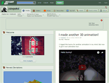 Tablet Screenshot of jukepoksi.deviantart.com