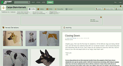 Desktop Screenshot of carpe-diem-kennels.deviantart.com