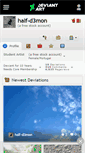 Mobile Screenshot of half-d3mon.deviantart.com