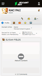 Mobile Screenshot of kmc1962.deviantart.com