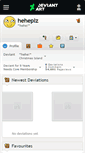 Mobile Screenshot of heheplz.deviantart.com