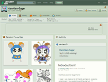 Tablet Screenshot of hamham-sugar.deviantart.com