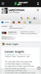 Mobile Screenshot of ladycrimson.deviantart.com