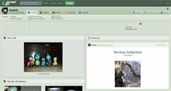 Desktop Screenshot of lunaris.deviantart.com