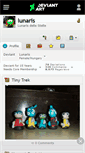 Mobile Screenshot of lunaris.deviantart.com