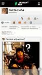 Mobile Screenshot of cuzza-hosa.deviantart.com