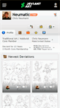 Mobile Screenshot of neumatic.deviantart.com