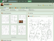 Tablet Screenshot of neumatic.deviantart.com