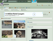 Tablet Screenshot of aixtrema.deviantart.com