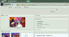 Desktop Screenshot of firebookduo.deviantart.com