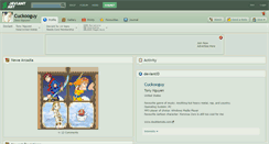 Desktop Screenshot of cuckooguy.deviantart.com