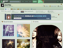 Tablet Screenshot of alicetribe.deviantart.com