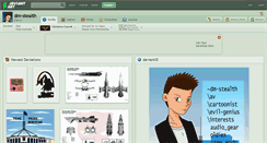 Desktop Screenshot of dm-stealth.deviantart.com
