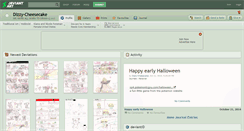 Desktop Screenshot of dizzy-cheesecake.deviantart.com