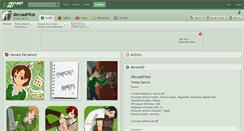 Desktop Screenshot of decuadritos.deviantart.com