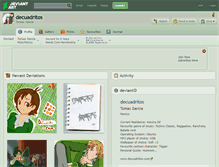Tablet Screenshot of decuadritos.deviantart.com