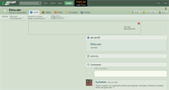 Desktop Screenshot of eimu-san.deviantart.com