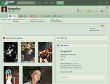 Tablet Screenshot of fotografale.deviantart.com
