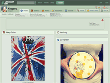 Tablet Screenshot of keagerz.deviantart.com