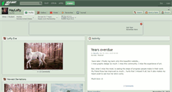 Desktop Screenshot of haylofty.deviantart.com