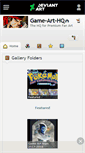 Mobile Screenshot of game-art-hq.deviantart.com