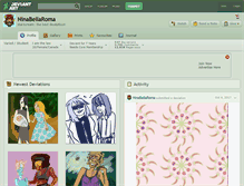 Tablet Screenshot of ninabellaroma.deviantart.com