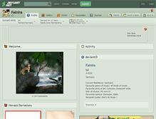 Tablet Screenshot of fainira.deviantart.com