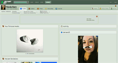 Desktop Screenshot of panda-bare.deviantart.com