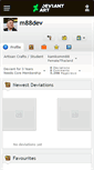Mobile Screenshot of m88dev.deviantart.com