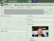 Tablet Screenshot of m88dev.deviantart.com