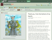 Tablet Screenshot of danogambler.deviantart.com
