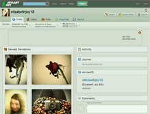 Tablet Screenshot of elizabethjoy18.deviantart.com