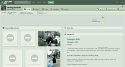 Desktop Screenshot of harlequin-dolls.deviantart.com