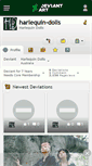 Mobile Screenshot of harlequin-dolls.deviantart.com