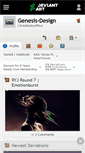 Mobile Screenshot of genesis-design.deviantart.com