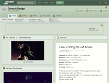 Tablet Screenshot of genesis-design.deviantart.com