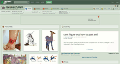Desktop Screenshot of dancingintwilight.deviantart.com