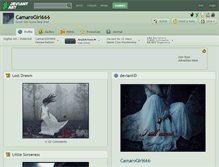 Tablet Screenshot of camarogirl666.deviantart.com