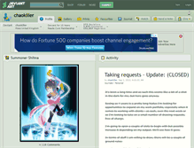 Tablet Screenshot of chaokiller.deviantart.com