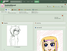 Tablet Screenshot of kookiezrkawaii.deviantart.com