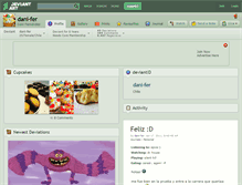 Tablet Screenshot of dani-fer.deviantart.com