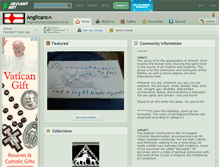 Tablet Screenshot of anglicans.deviantart.com