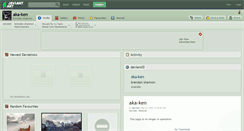 Desktop Screenshot of aka-ken.deviantart.com