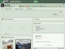 Tablet Screenshot of aka-ken.deviantart.com